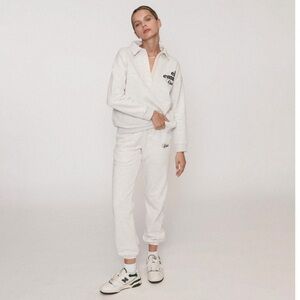 Ellandemm Vintage Club Sport Sweatsuit Matching Set Oversized Pullover Jogger L